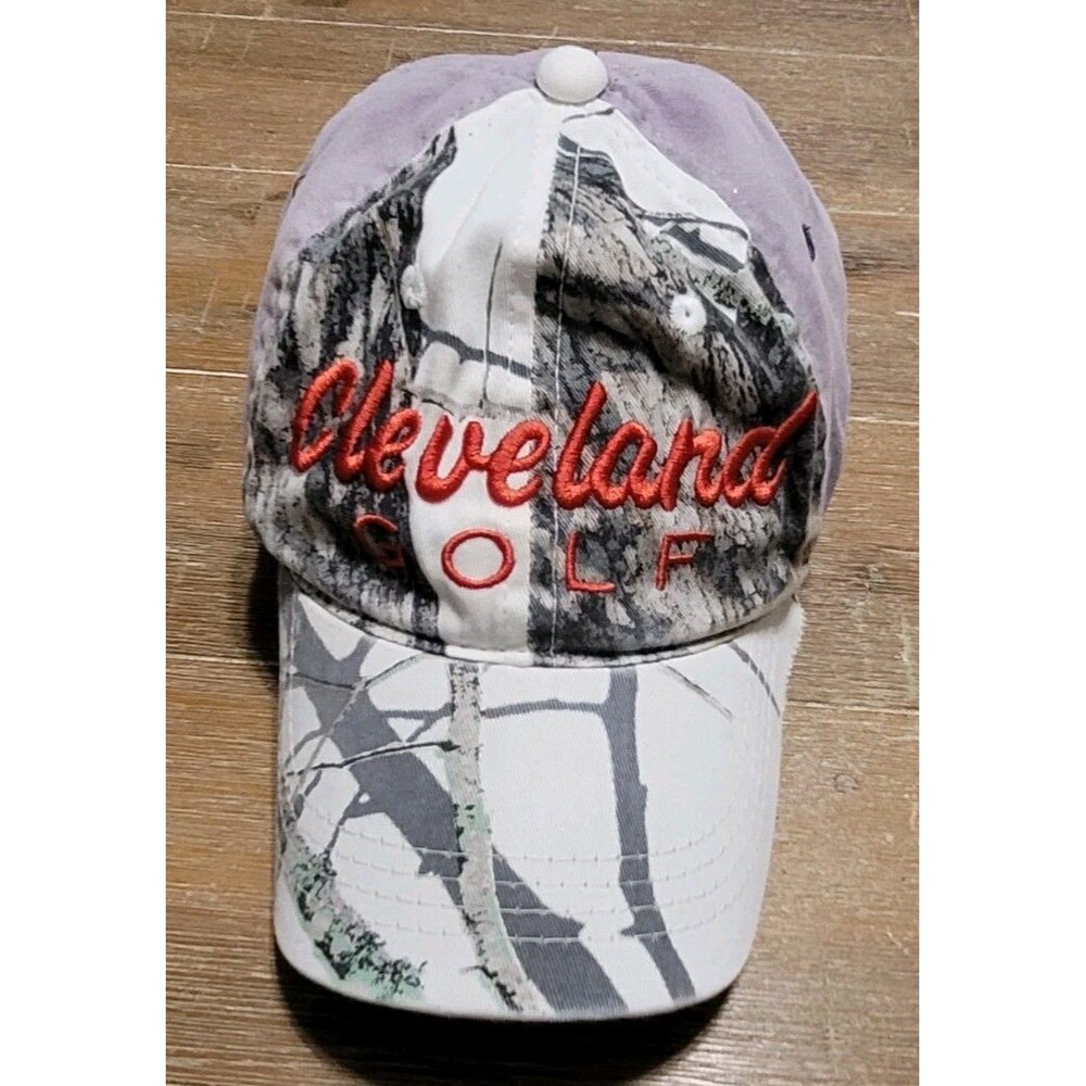 Cleveland Golf Srixon Camo Hat Faded Blue Adjustable Cap Golfing Camouflage
